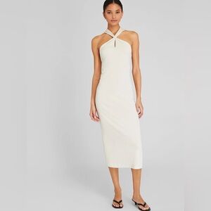 Club Monaco Variegated Ribbed Knit Dress